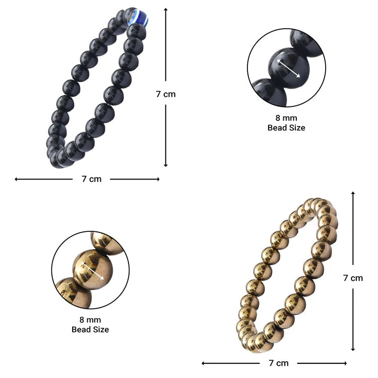 Richie Rich Combo Bracelet – Attract Wealth, Prosperity & Abundance | Lucky Charm Crystals for Financial Success