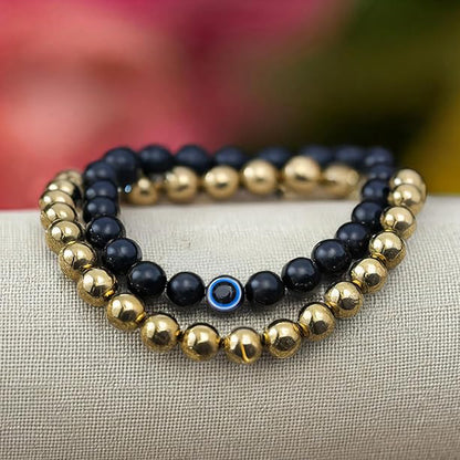 Richie Rich Combo Bracelet – Attract Wealth, Prosperity & Abundance | Lucky Charm Crystals for Financial Success