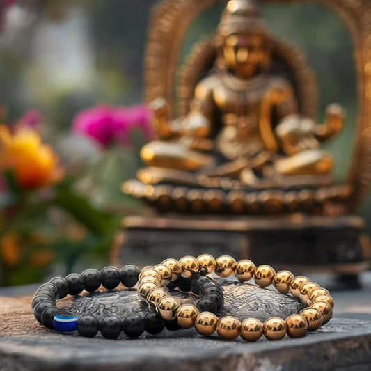 Richie Rich Combo Bracelet – Attract Wealth, Prosperity & Abundance | Lucky Charm Crystals for Financial Success